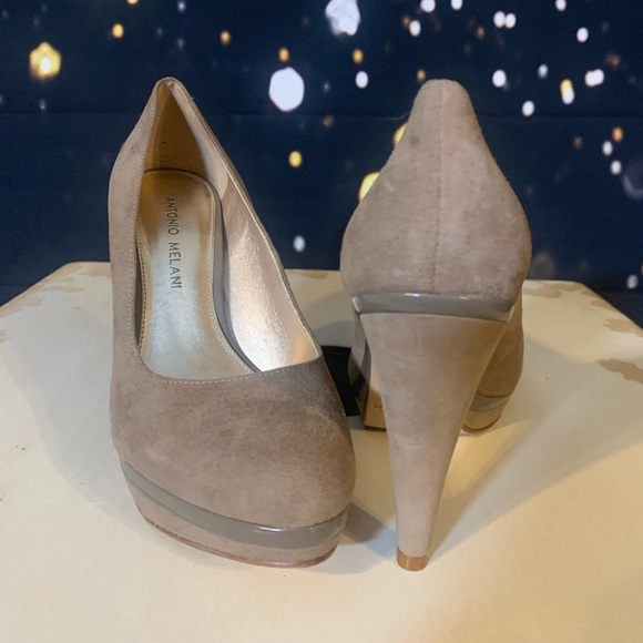 ANTONIO MELANI Shoes - Brand new taupe suede Antonio Melani heels